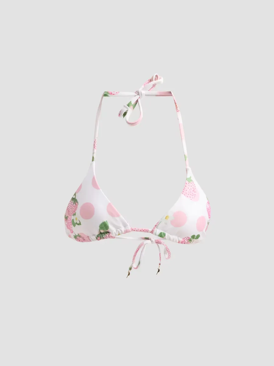 Bejewelled Triangle Bikini Top by Verandah