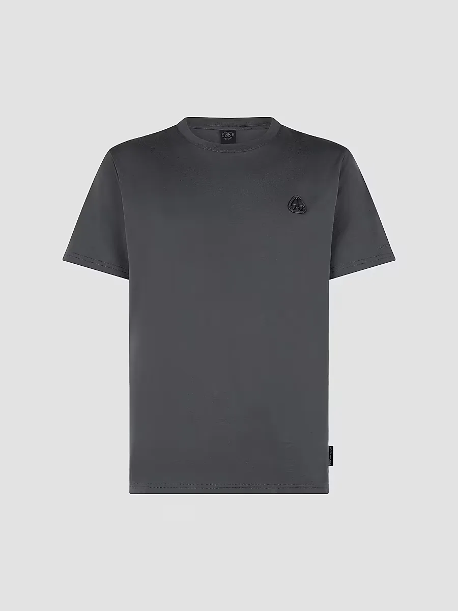 Crescent Cotton T-Shirt by Moose Knuckles