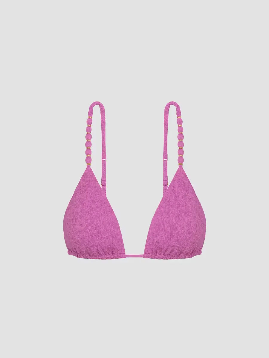 Beads Triangle Parallel Bikini Top by Vix