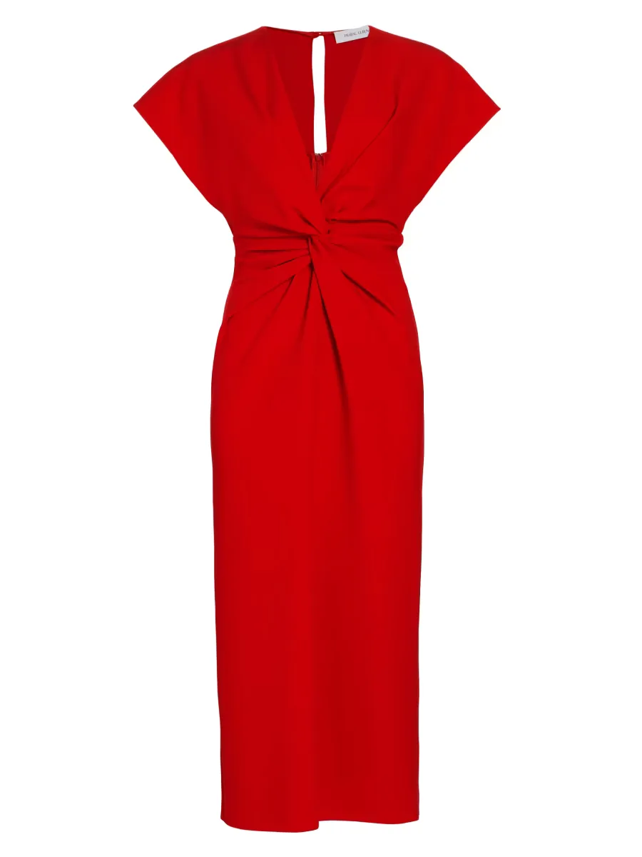 Jackie Twist-Front Cocktail Dress by Prabal Gurung