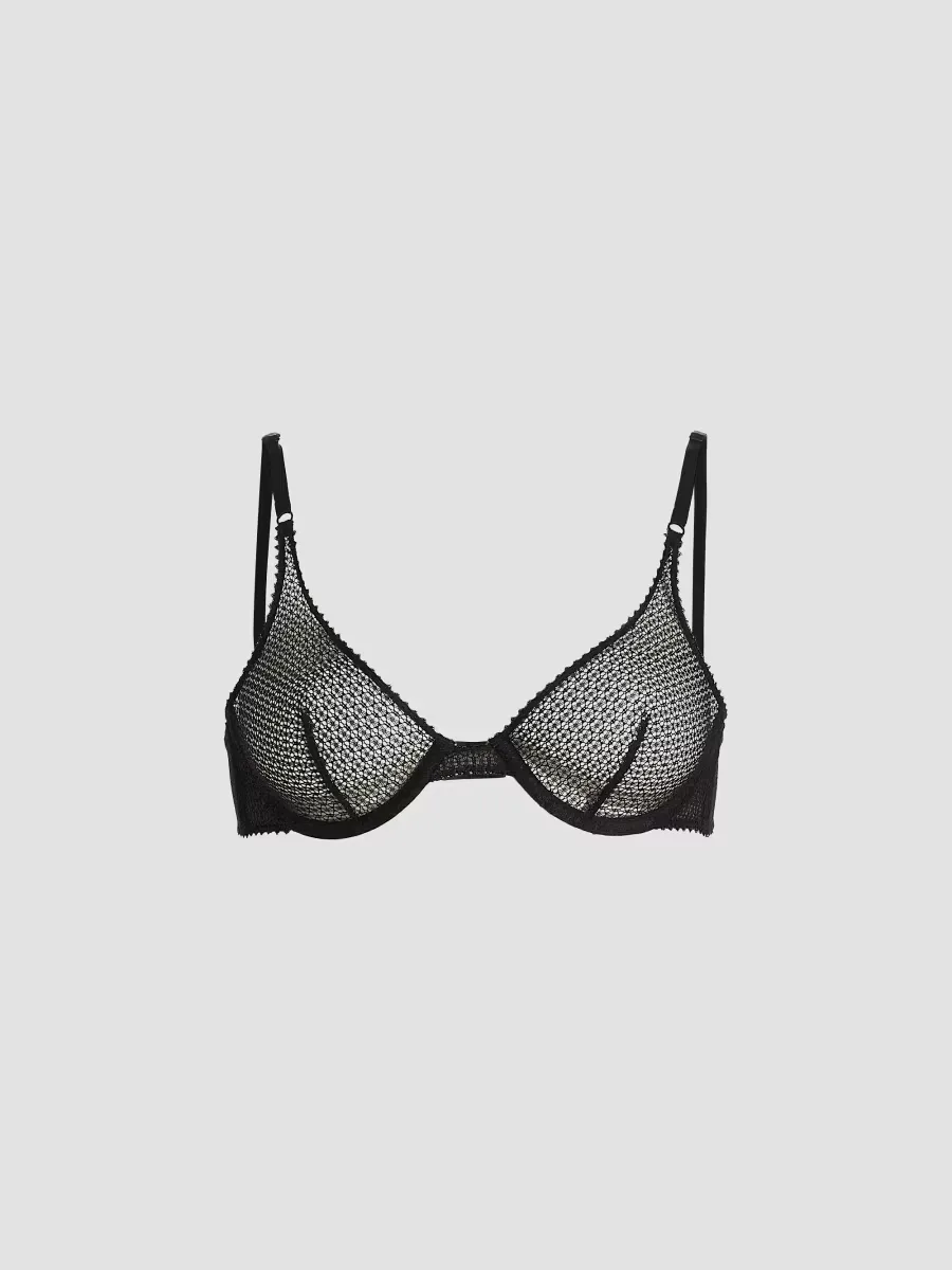 Crochet Lace Demi Bra by Kiki de Montparnasse
