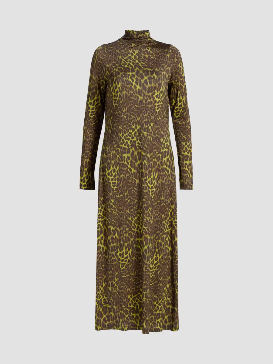 Paxton Leopard-Print Jersey Midi-Dress by Marie Oliver