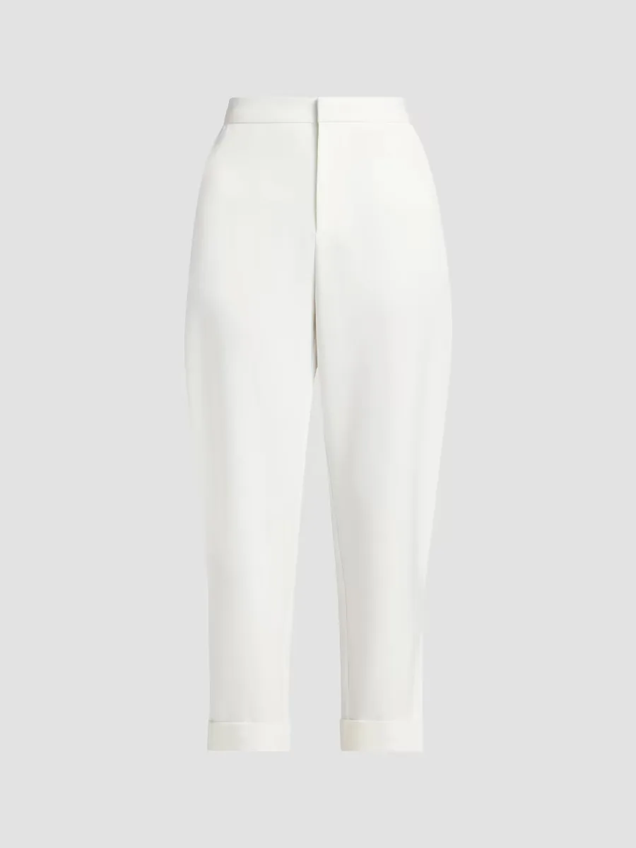 Matte Side-Slit Crop Pants by LaPointe