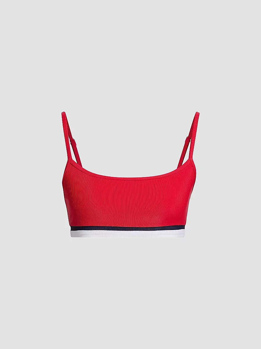 Val Colorblocked Bralette Bikini Top by Beach Riot