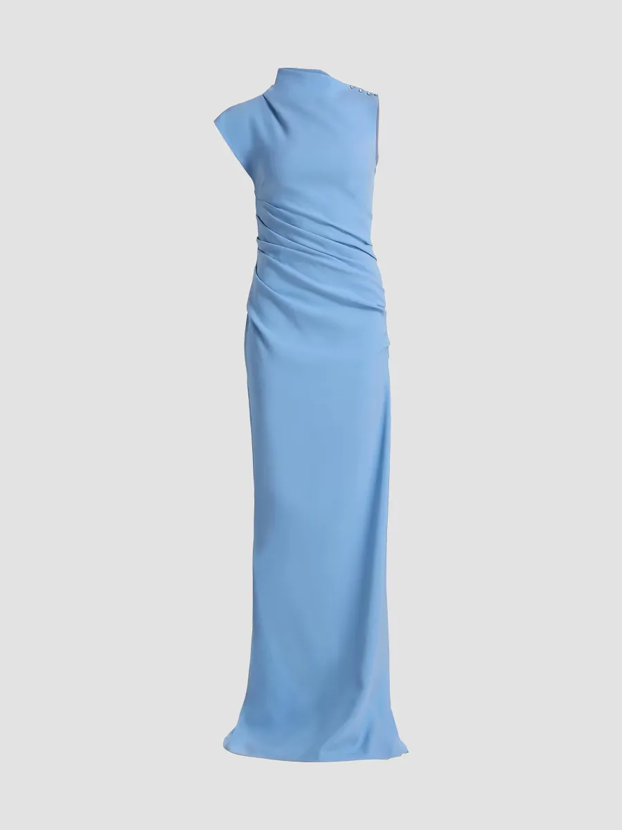 Atelier Prabal Gurung Ashley Bias Draped Fitted Gown
