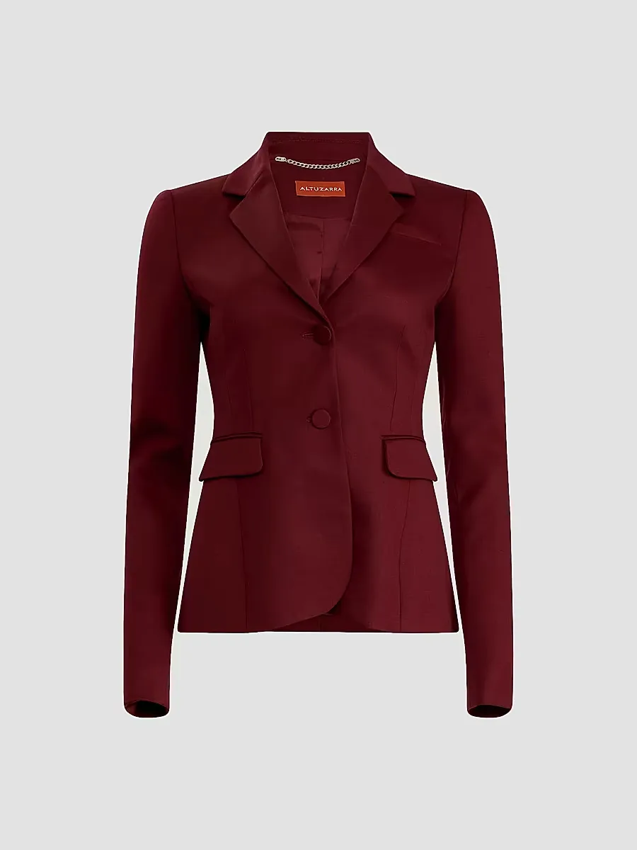 Fenice Stretch Merino Wool Blazer by Altuzarra