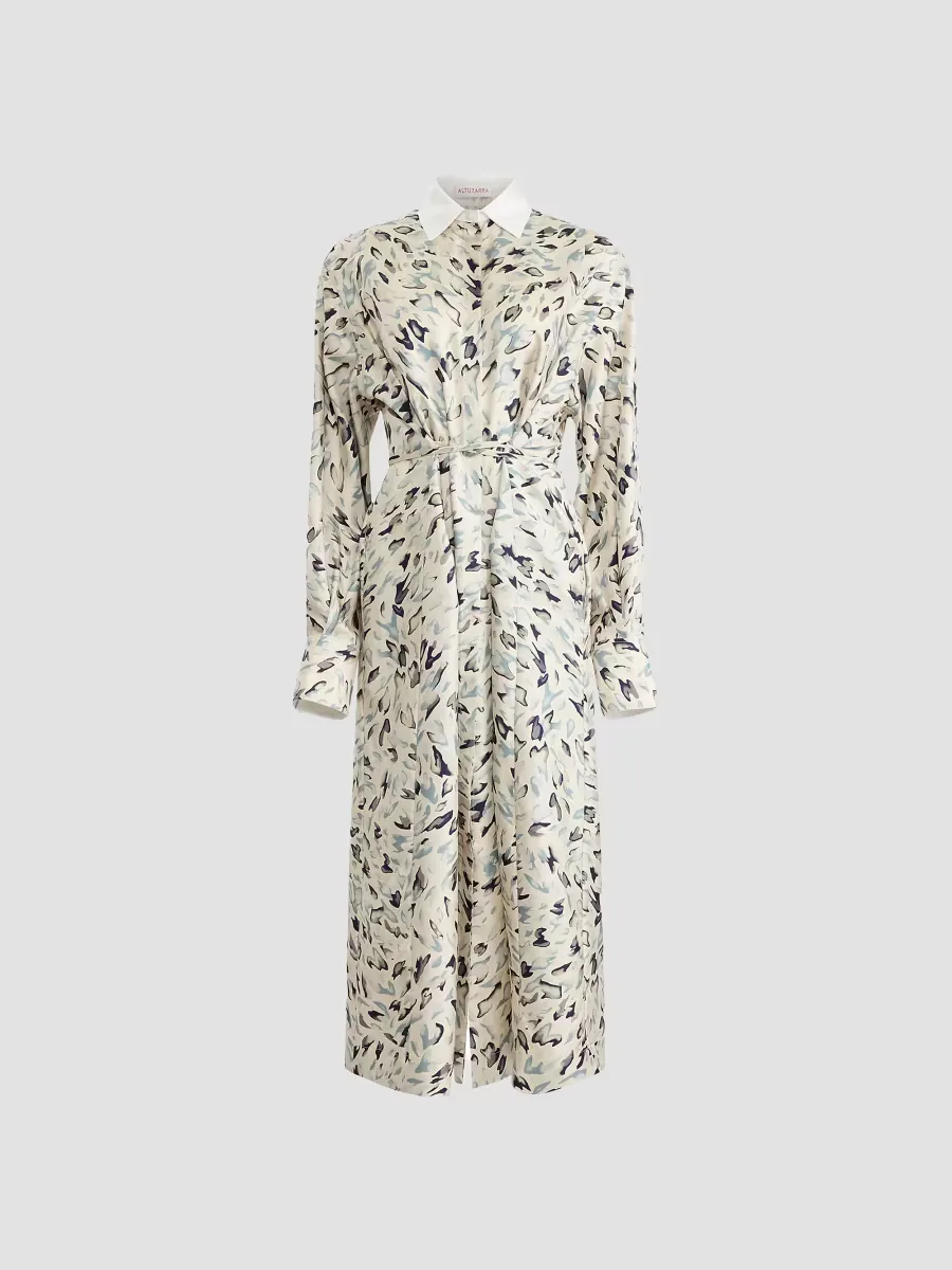 Floyd Animal Print Shirtdress by Altuzarra