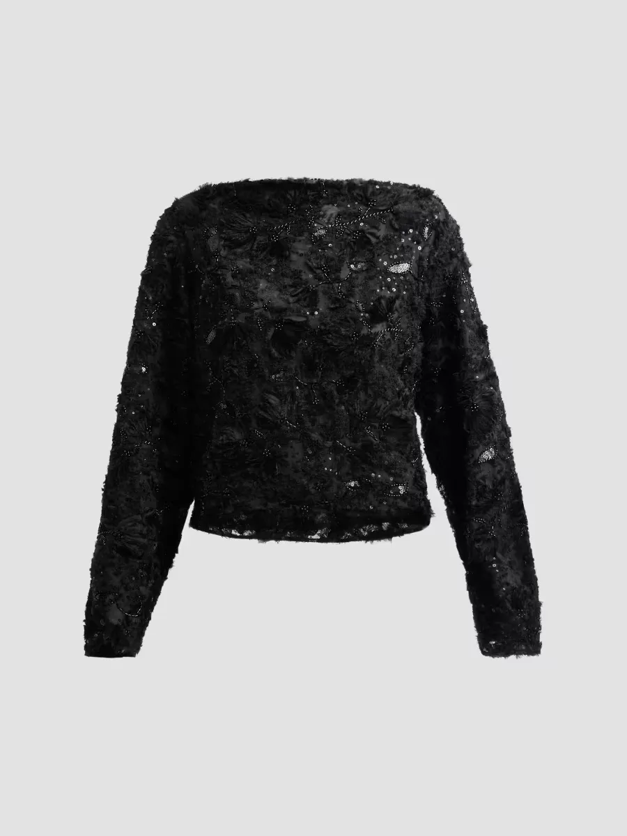 Embellished Organza Blouse by Prabal Gurung