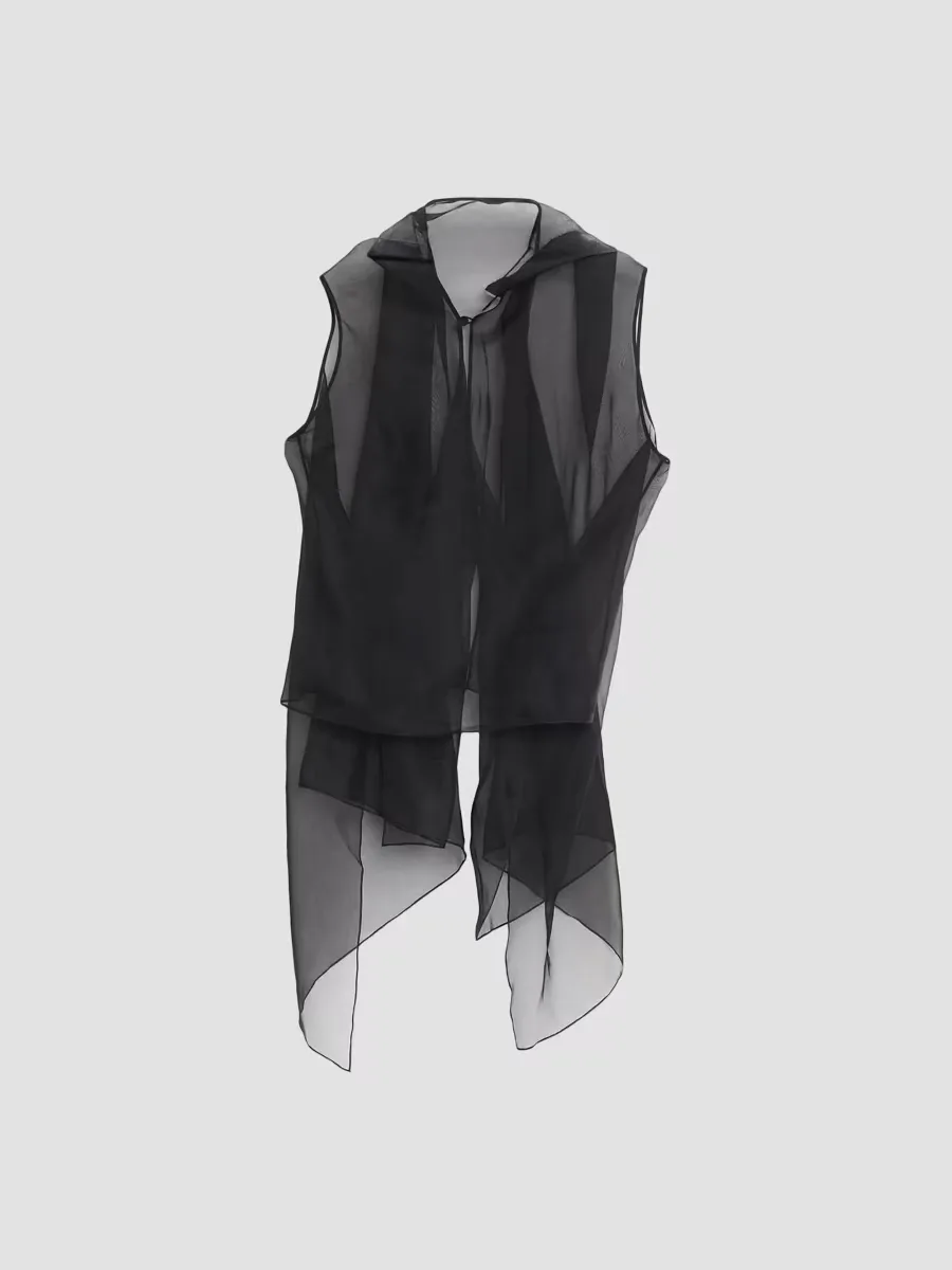 The Vienna Back Drape Tank by Brandon Maxwell