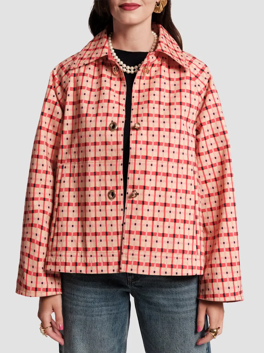 Short Spiffy Trench by Frances Valentine