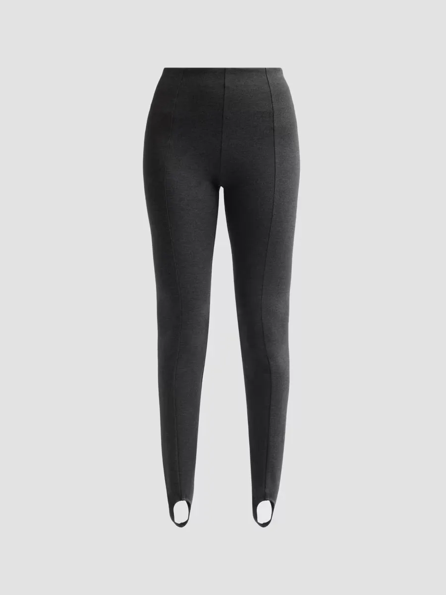 Axel Stirrup Melange Ponte Pants by Toccin
