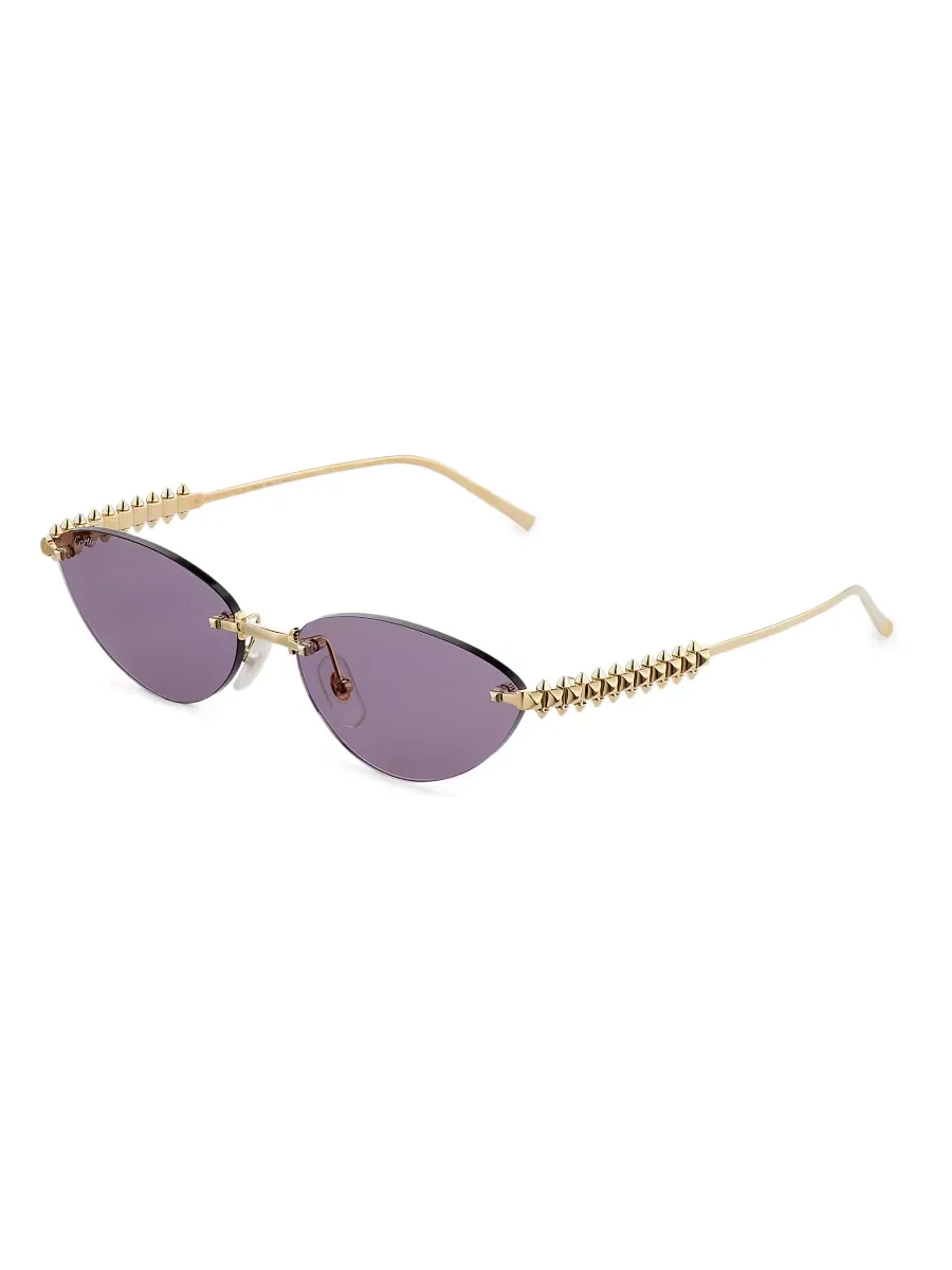 Clash De Cartier 58MM Cat-Eye Sunglasses by Cartier's