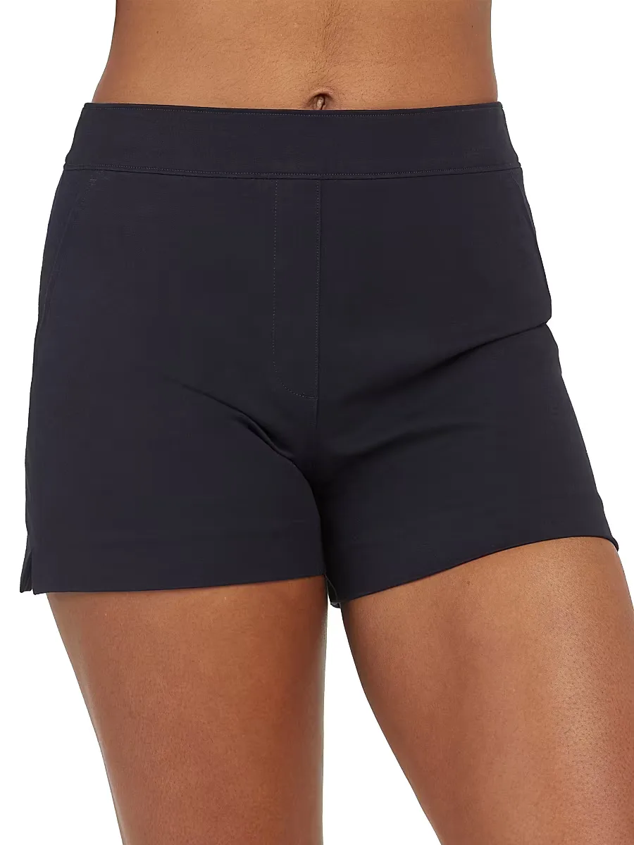 Polished Stretch Cotton Shorts by SPANX