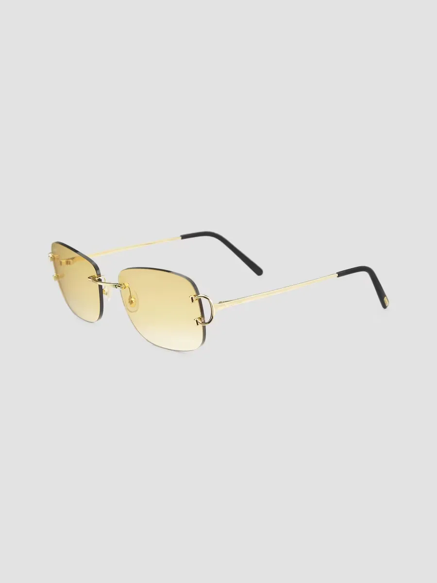 Signature C 58MM Rectangle Sunglasses by Cartier's