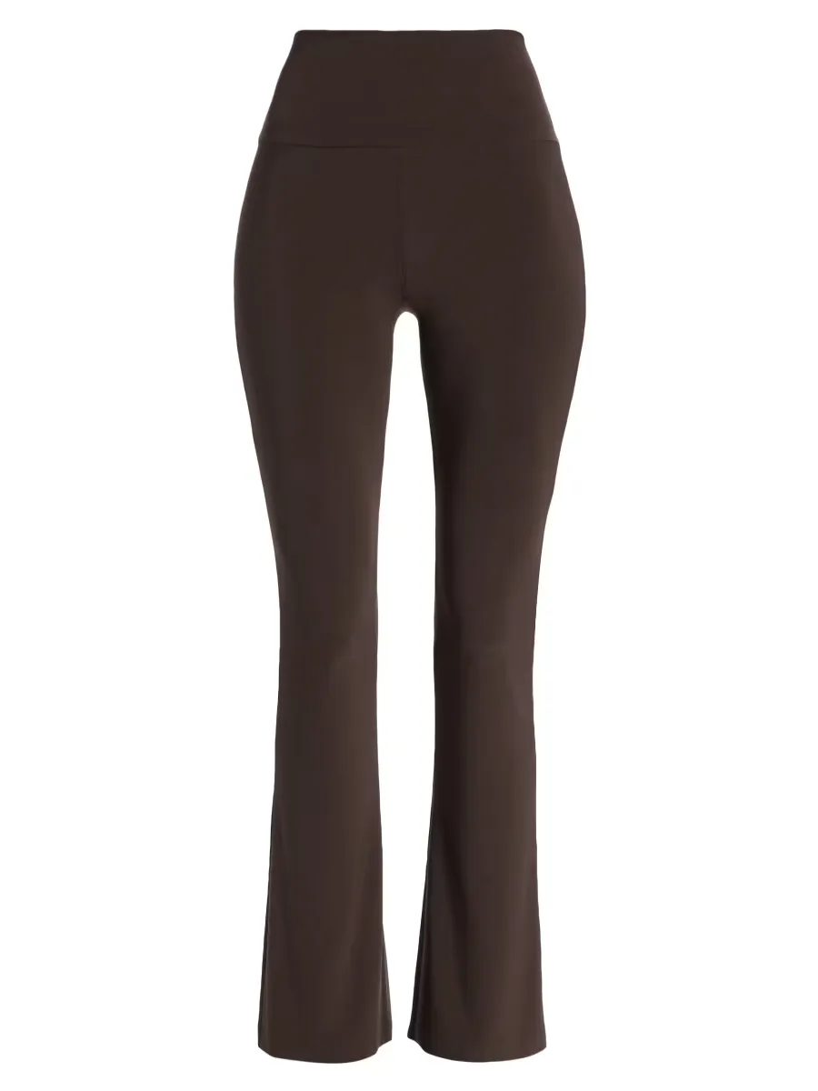 High-Waisted Boot-Cut Pants by Norma Kamali