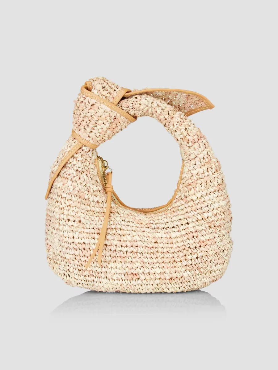 Josie Raffia Knot Bag by Poolside
