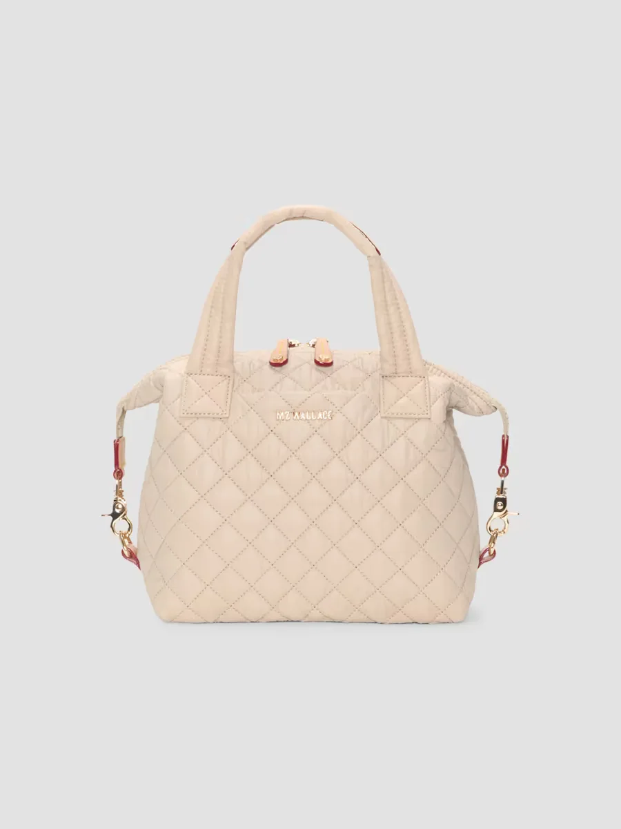 Sutton Deluxe Small Quilted Top Handle Bag by MZ Wallace