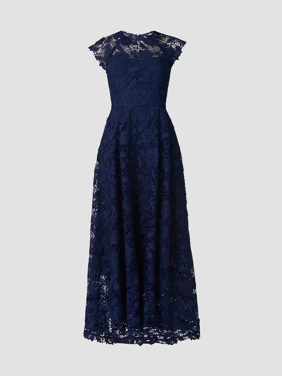 Brena Guipure Lace Cocktail Dress