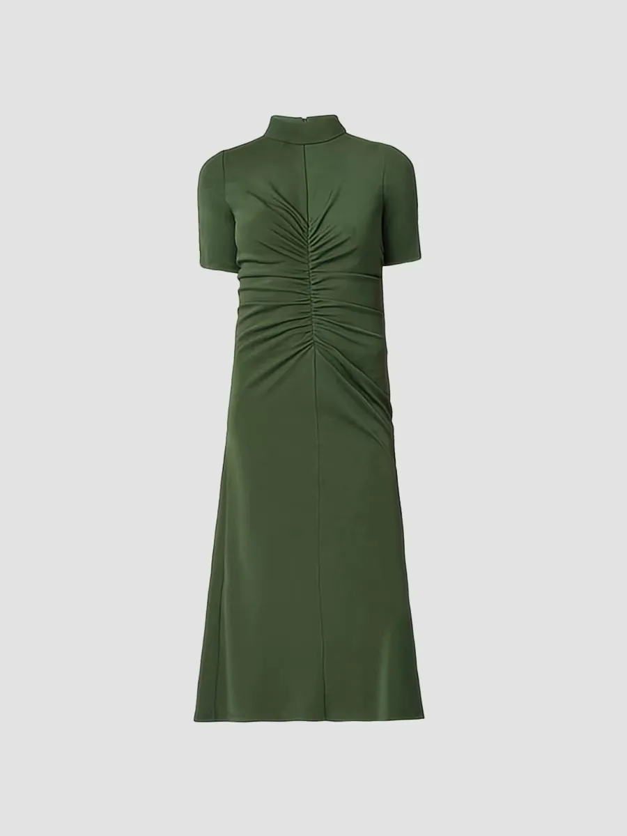 Shelly Ruched Midi Dress by Shoshanna