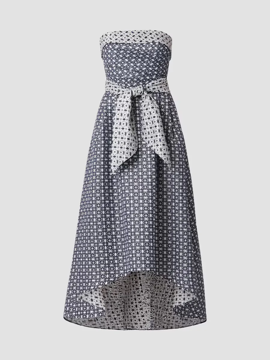 Ellison Strapless High-Low Dress by Shoshanna