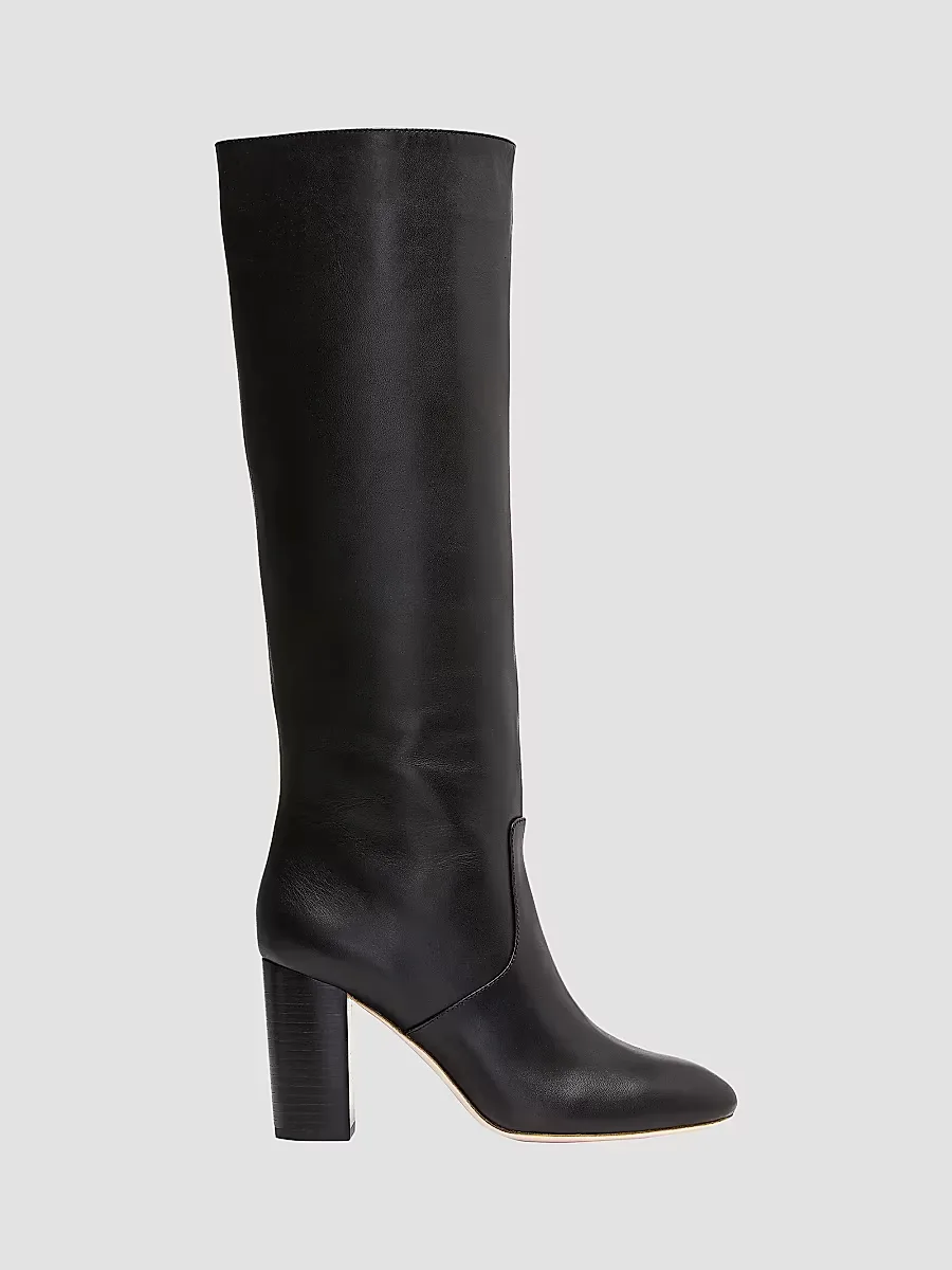 Goldy Knee-High Leather Boots by Loeffler Randall