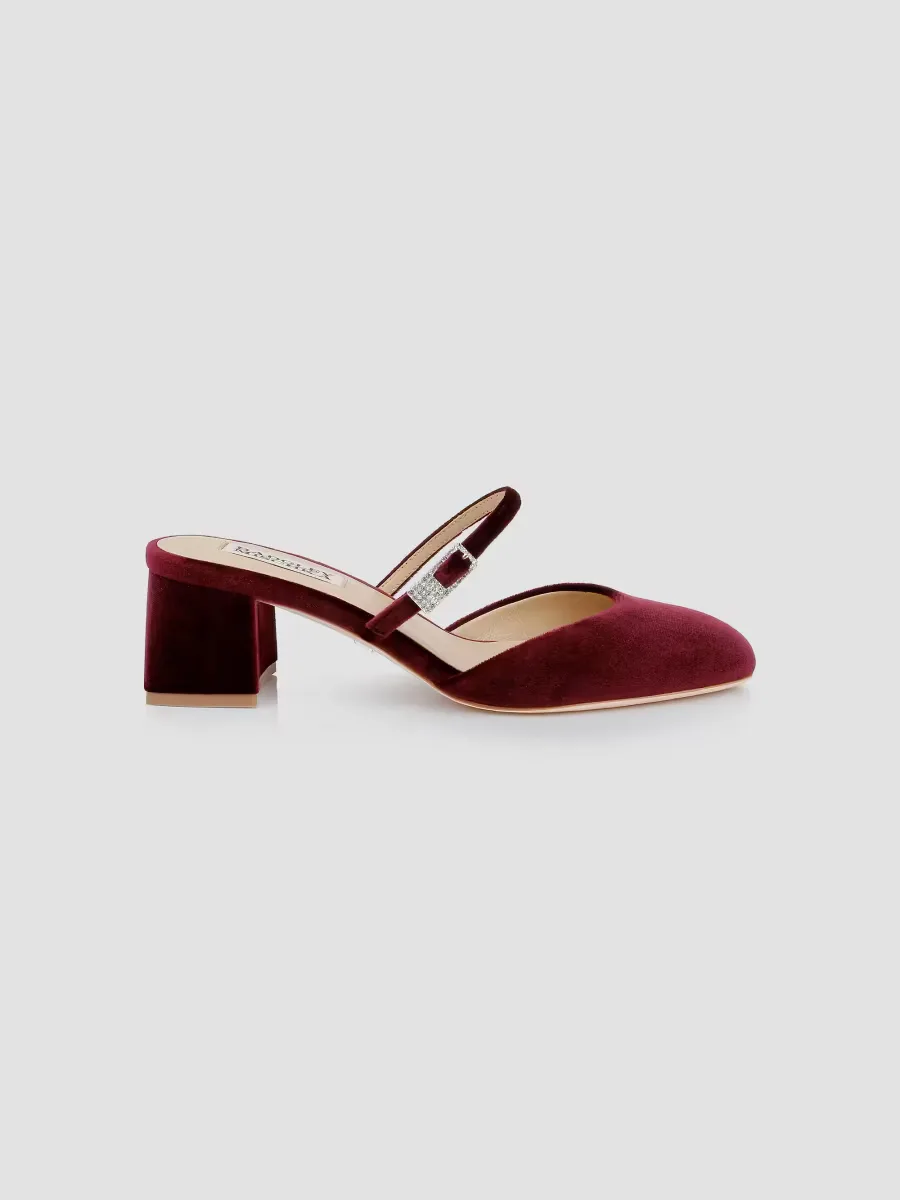 Valarie 50MM Velvet Pumps by Badgley Mischka