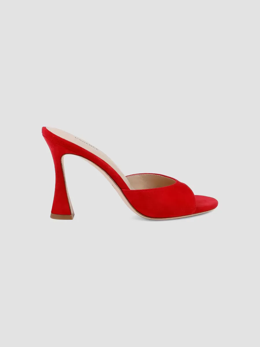 Avery 100MM Suede Mules by L'AGENCE