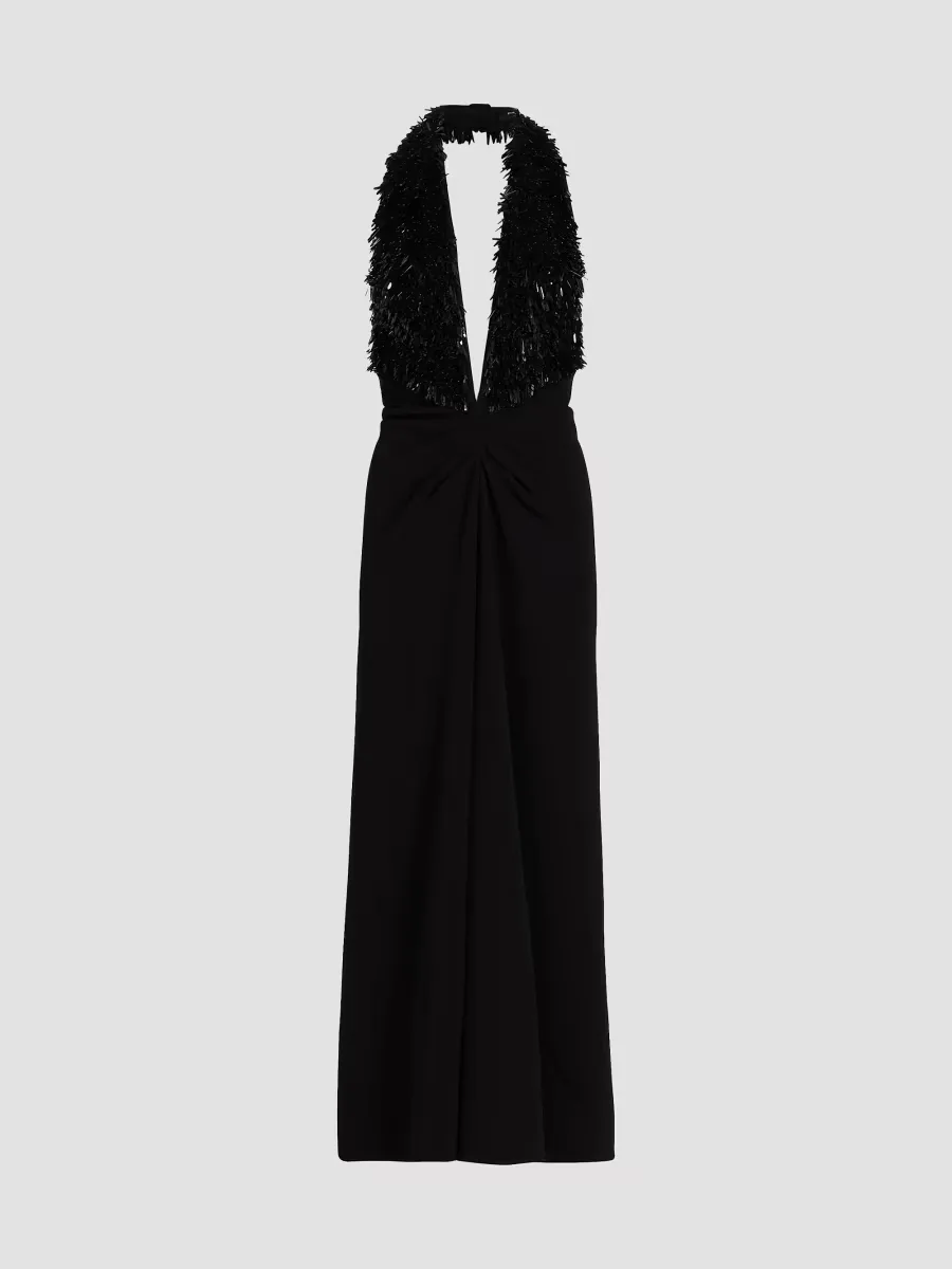 Moira Sequin Fringe Maxi Dress by Proenza Schouler