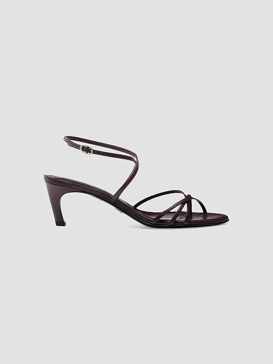 Uma Strappy Leather Ankle Sandals by Proenza Schouler