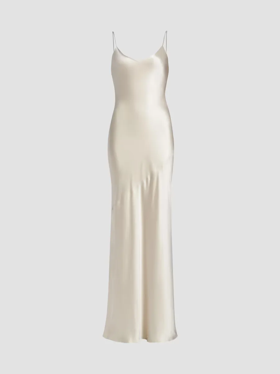 Serita Silk Slip Maxi Dress