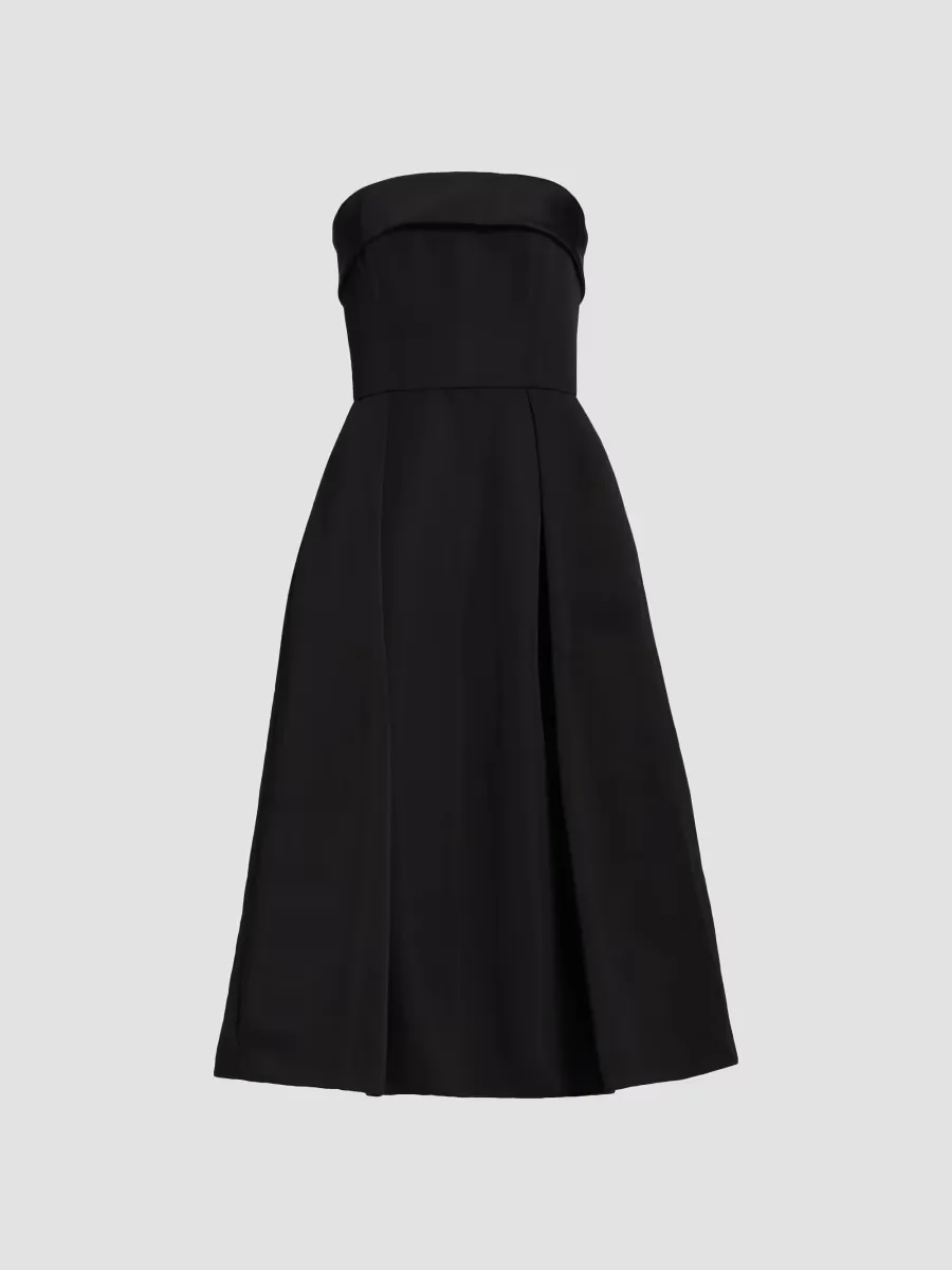 Faille Strapless Dress by Amsale