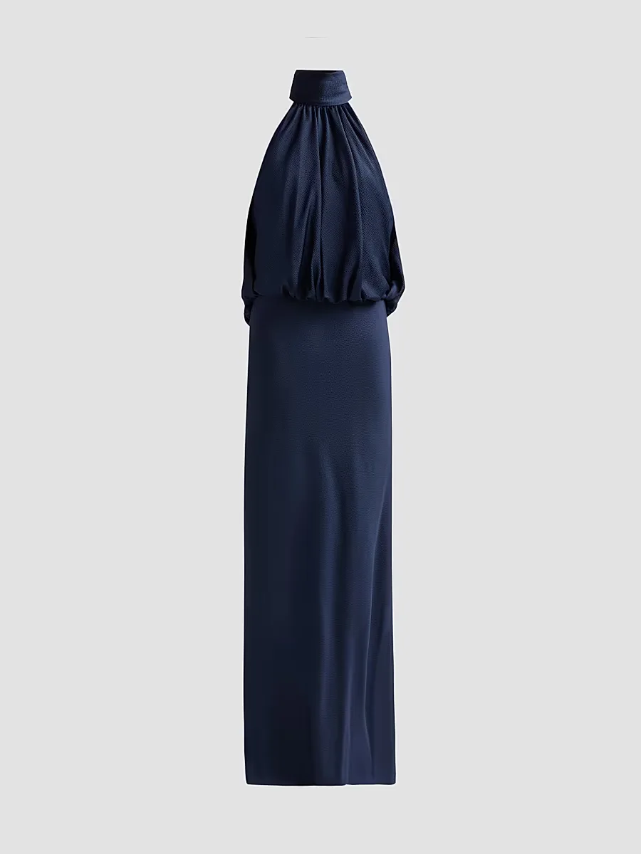 Blouson Halter Gown by Amsale
