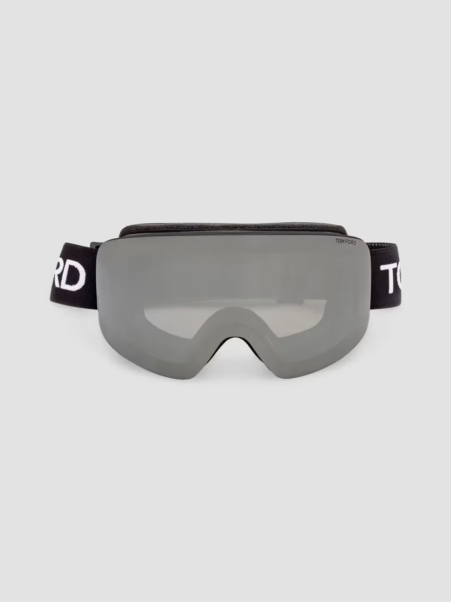 Logo Strap Mirrored Ski Goggles by Tom Ford