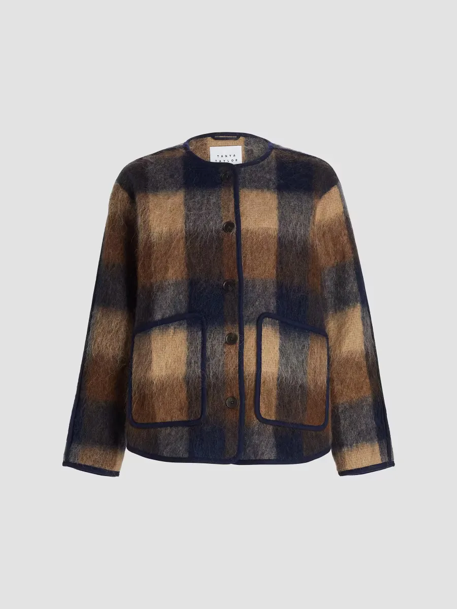 Janet Plaid Jacket by Tanya Taylor