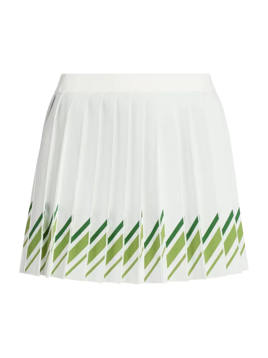 Billie Pleated Tennis Miniskirt by Tanya Taylor