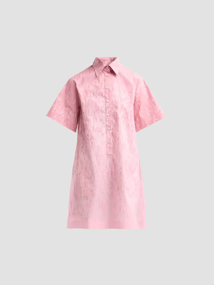 Stretch-Cotton Poplin Shirtdress by Moschino