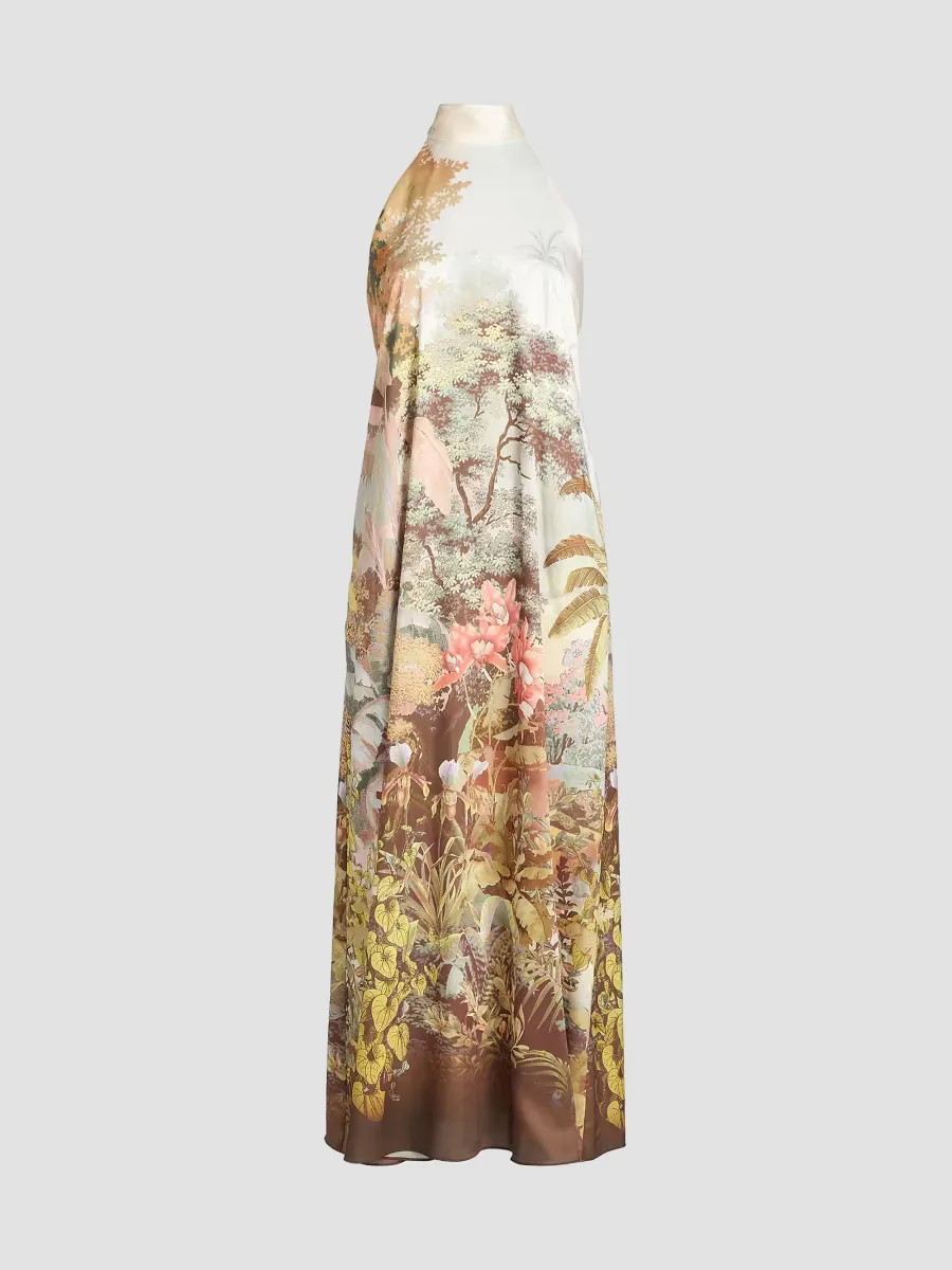 Autumn Edens Valley Print Cover-Up Dress by Kobi Halperin