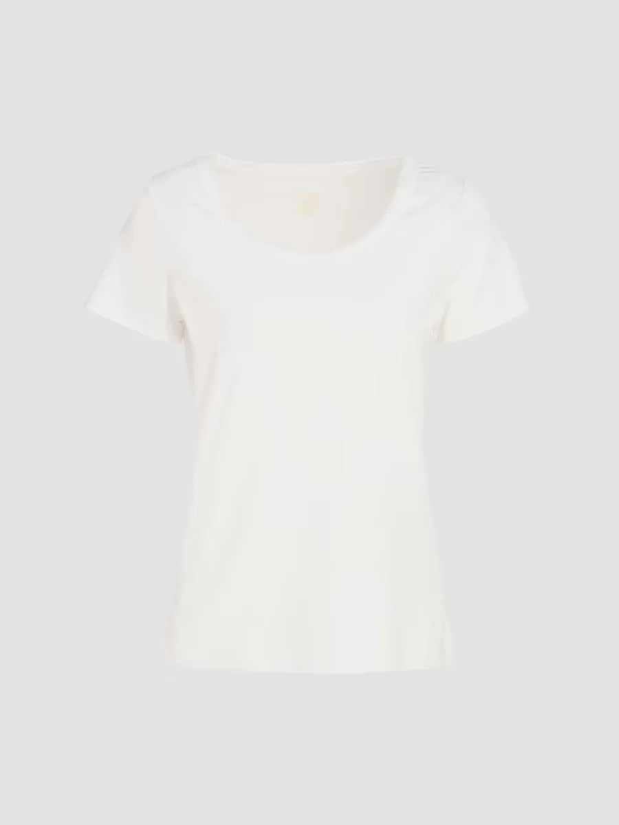 Ahava Cotton-Blend Scoopneck T-Shirt