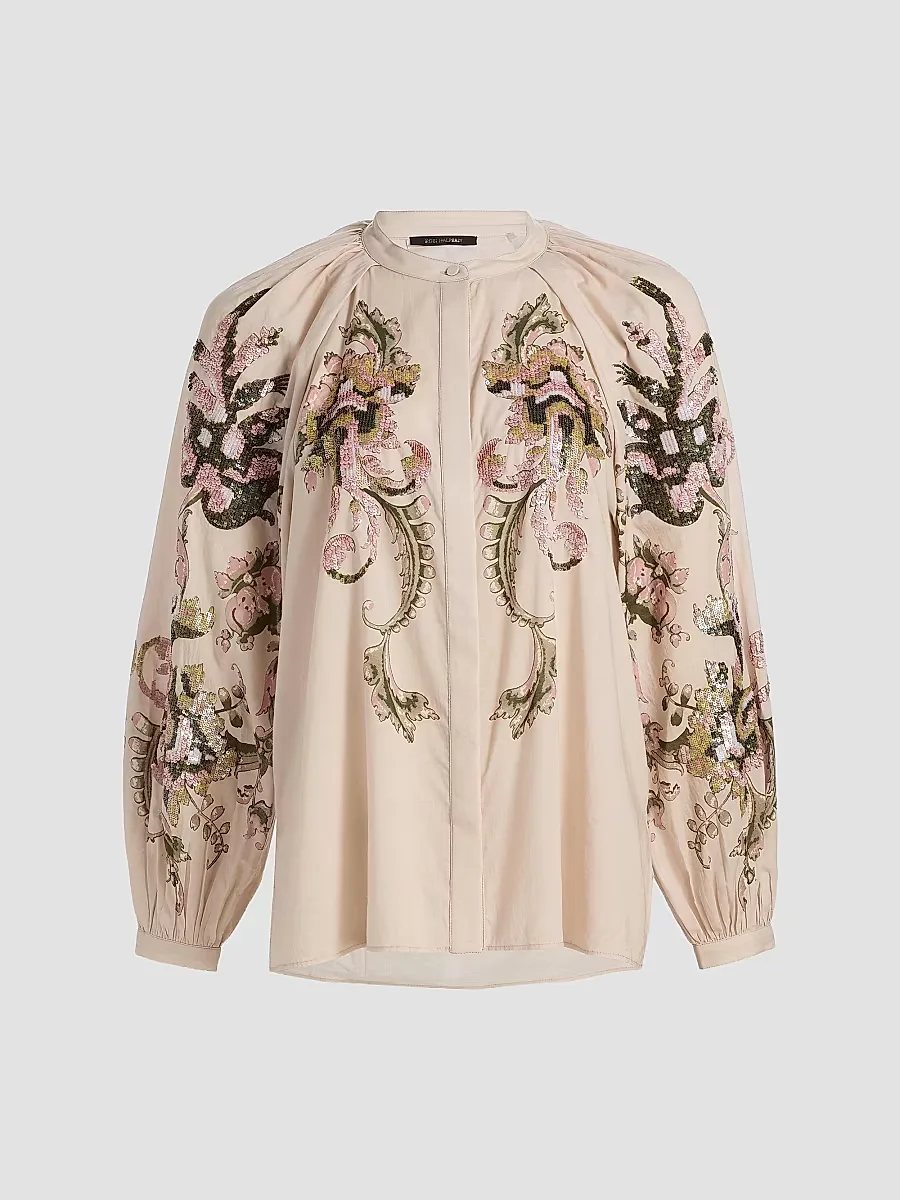 Heidi Sequined Voile Blouse