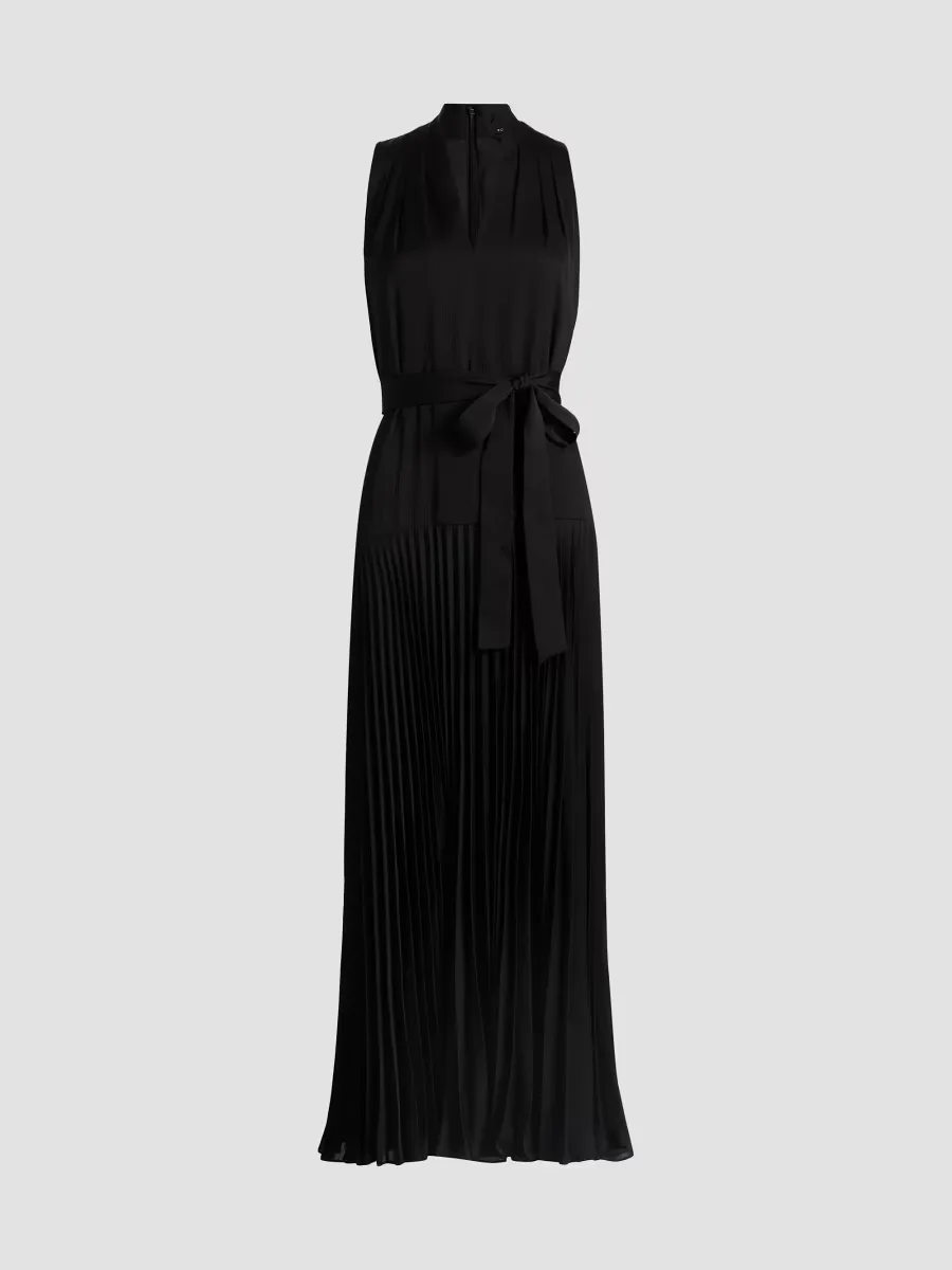 Viva Hammered Satin Sleeveless Maxi Dress by Kobi Halperin