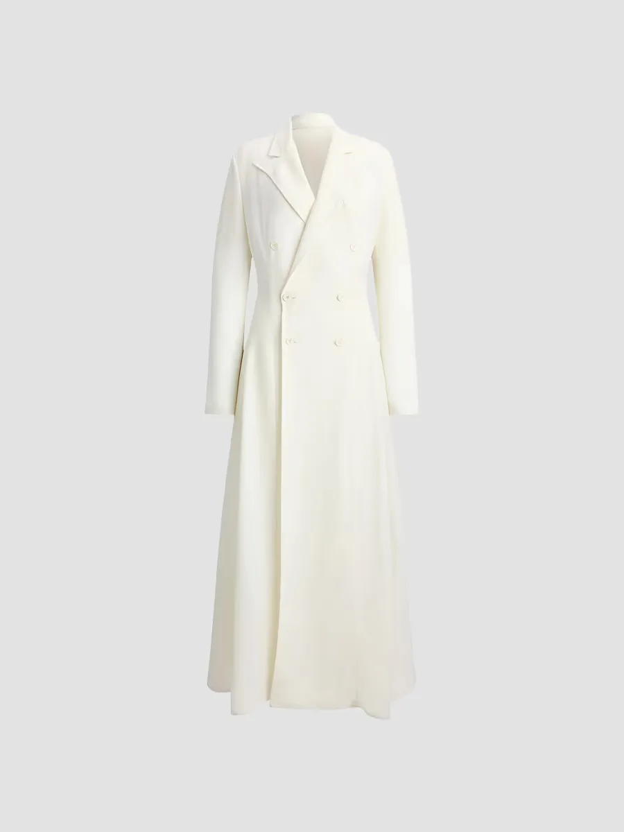 Reema Silk-Blend Giro Inglese Day Dress by Ralph Lauren