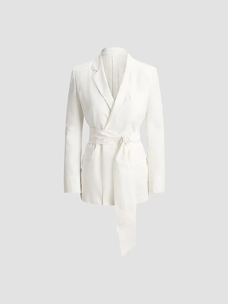 Carlotta Peached Cotton-Blend Jacket by Ralph Lauren