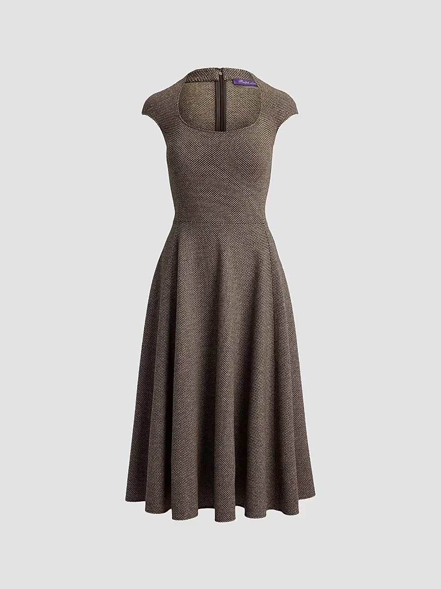Maisey Broken-Twill Jersey Day Dress by Ralph Lauren