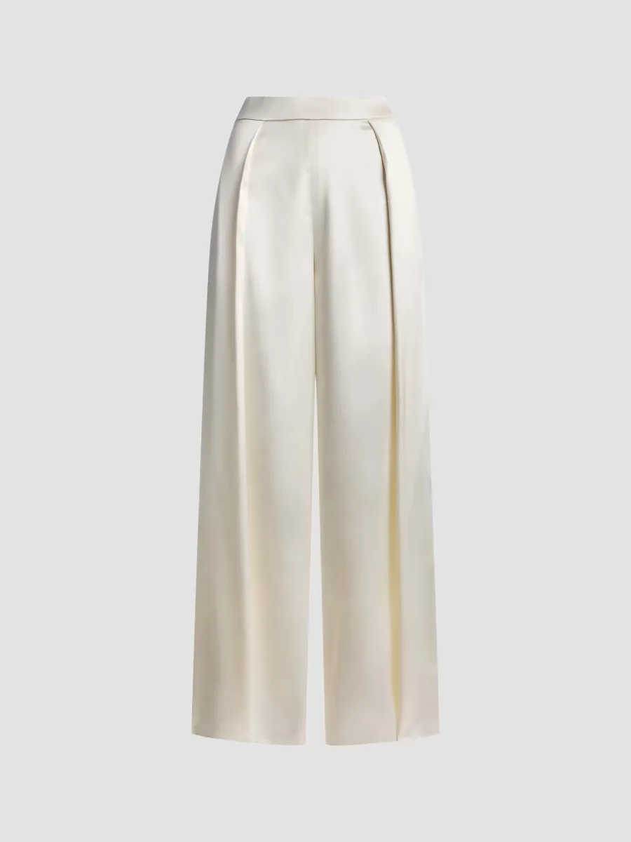 Masina Satin Wide-Leg Pants by Ralph Lauren