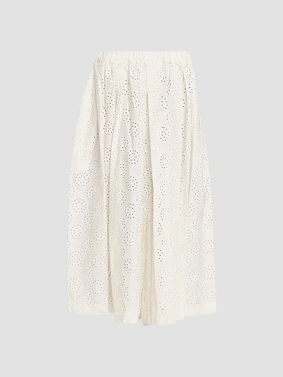 Pleated Cotton Wide-Leg Pants by Comme des Garçons