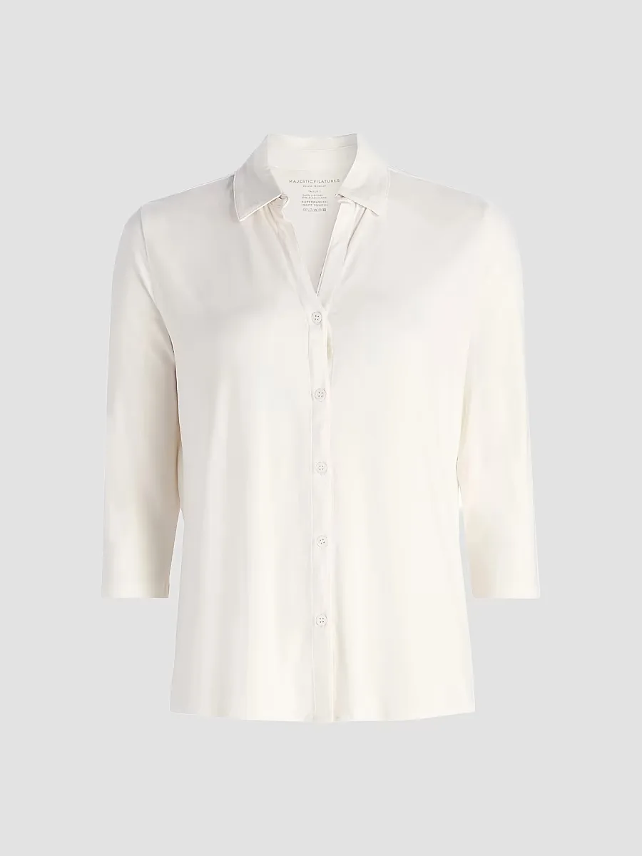 Soft Touch Semi-Relaxed Shirt by Majestic
