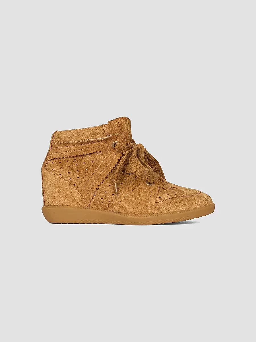 Bobby Suede High-Top Sneakers by Isabel Marant