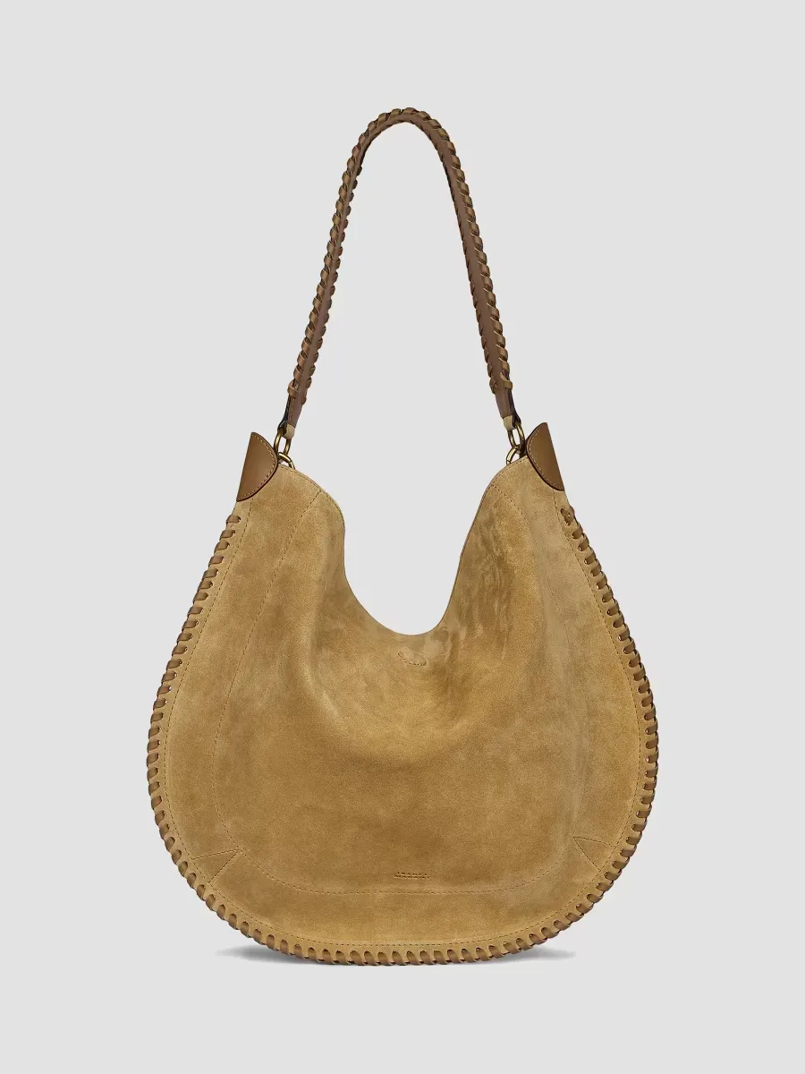 Oskan Suede Leather Hobo Bag by Isabel Marant