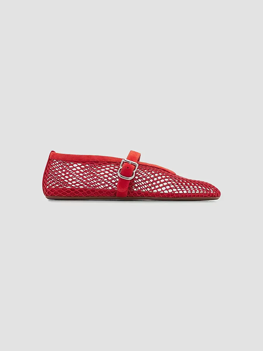Fishnet Ballet Flats