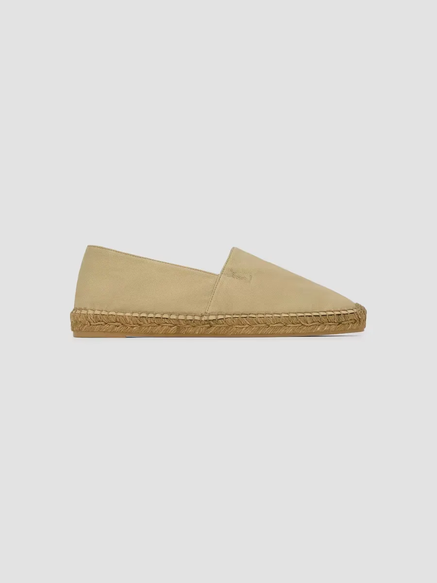 Espadrilles in Cotton Gabardine by Saint Laurent